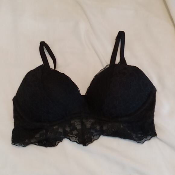 Victoria Secrets Pink Women's S/P Black Lace Padded Bra. Sexy. - Picture 1 of 7